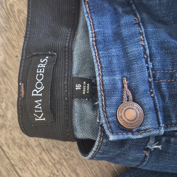 Classic Blue Denim Jeans- Kim‎ Rogers - Picture 2 of 6
